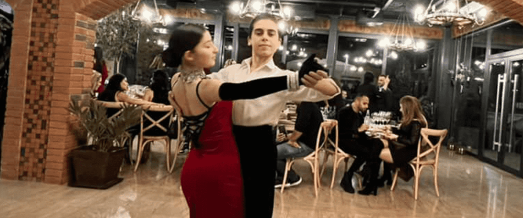 Day of love with Argentine tango motifs